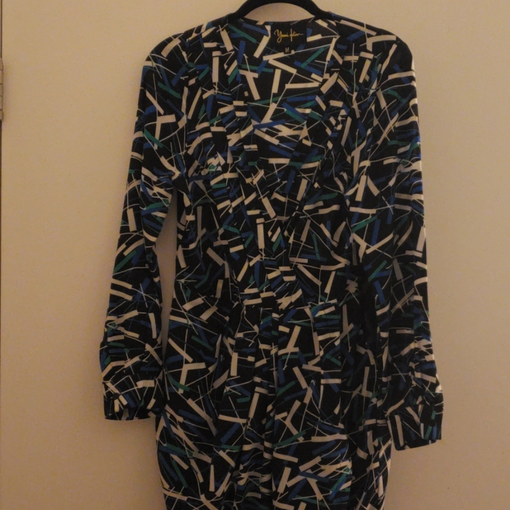 silk dress by Yumi Kim